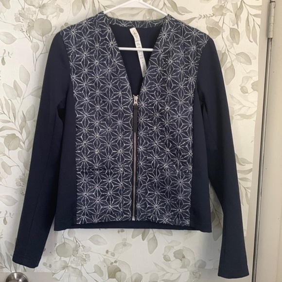 Lululemon Cardigan And Again Exploding Star Jacket Size 6 - Picture 2 of 7